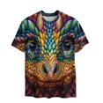 thumbnail image 2 of Tops para hombre, blusas y camisas de cuello redondo y manga corta para hombre, blusas casuales deportivas con estampado divertido de Halloween para hombre, camisas vintage de cuello redondo, blusas,, 2 of 9