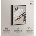 thumbnail image 2 of Whiteness Unveiled Canvas Print Floral Wall Decor by Art Remedy, Black Frame, 36 x 54, 2 of 7
