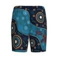 thumbnail image 5 of Easygdp Bohemian Turtle Men's Short Pajama Pants, Sleep Shorts, Household Pants, Casual Pants with Pockets - XX-Large, 5 of 9