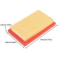 thumbnail image 4 of 2pcs Lawn Mower Air Filter Replacement Lawnmower Air Filter Replacement, Fits Specific Honda GVX140, HR215K1, HRB215, HRM195, HRM215 Model Series Mower, Replace for Lawn Mower Air Filter, 5.8x3.5x1in, 4 of 5