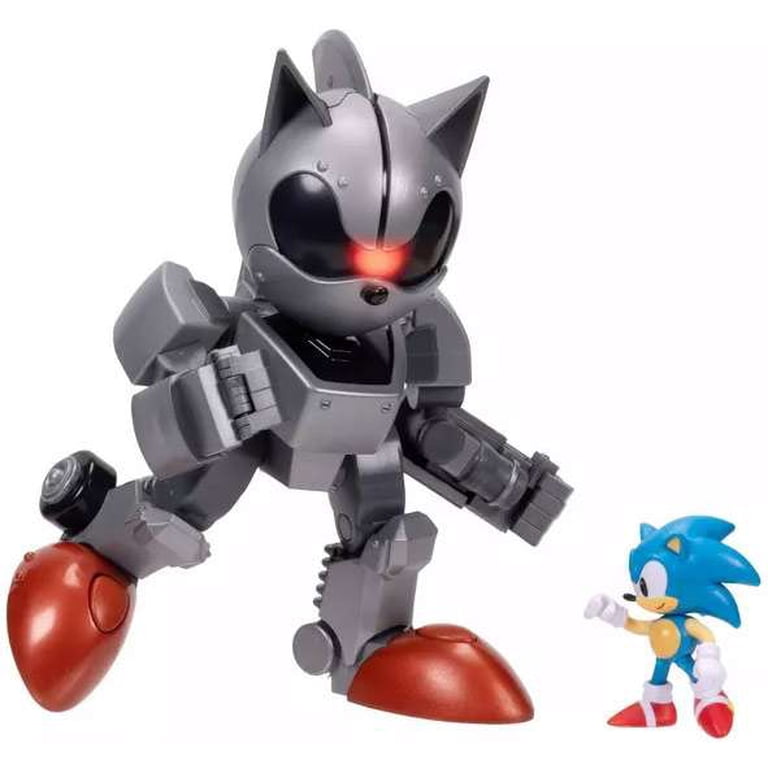 Sonic The Hedgehog Giant Mecha Sonic vs Soic Action Figure Set