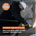 thumbnail image 3 of RefrigiWear Extreme Freezer Glove - -30°F Protection, Impact Resistant, Silicone Grip, Ergonomic Fit, 3 of 7
