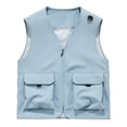 thumbnail image 2 of Miqool Women's Fishing Vest Summer Outdoor Work Safari Travel Photo Vest Waistcoat Jacket with Pockets, S-5XL, 2 of 4
