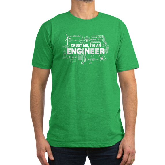 CafePress - Trust Me I'm An Engineer T Shirt - Men's Fitted T-Shirt