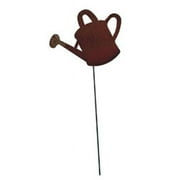 Village Wrought Iron RGS-96 Watering Can Rusted Stake