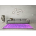 thumbnail image 3 of Ahgly Company Indoor Square Oriental Purple Industrial Area Rugs, 8' Square, 3 of 4