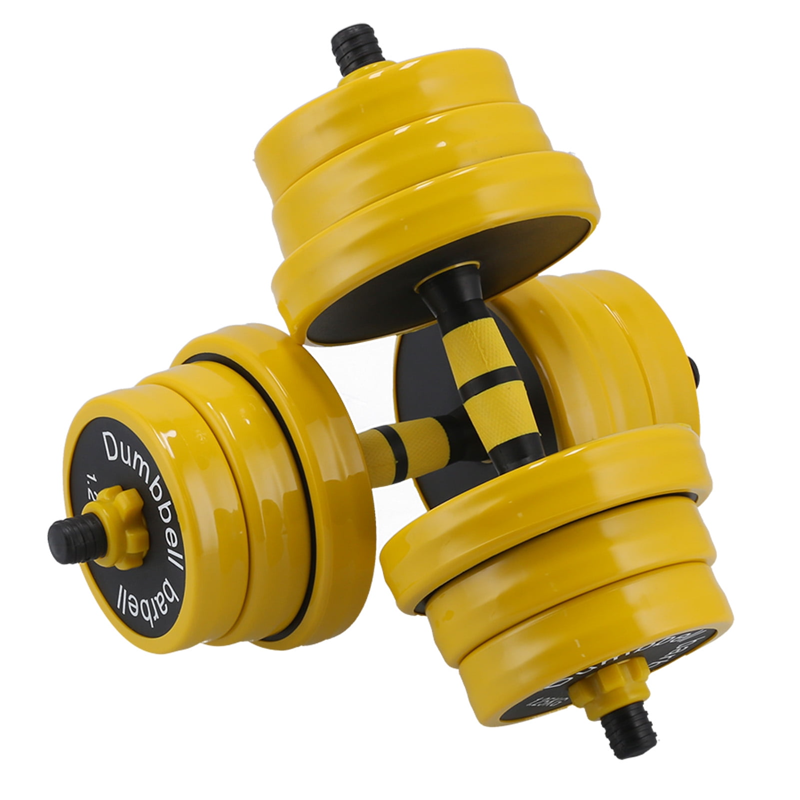 WALFRONT Adjustable Weights Dumbbell Dumbbell Slice with Pole 44lb