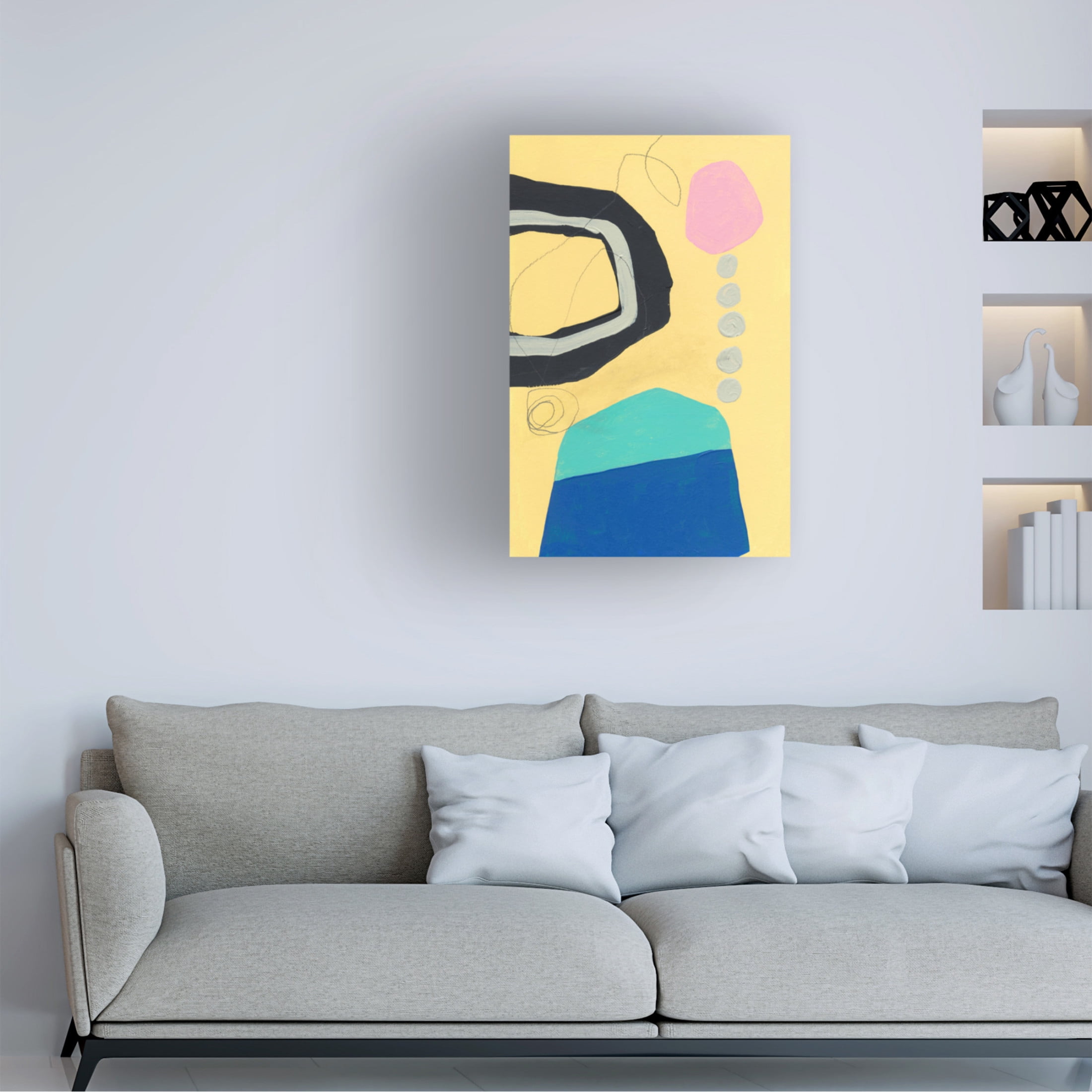 Canvas Wall Art - Bronwyn Baker 'Mountain' Wall Art for Living Room, Bedroom, or Office Décor by Trademark Fine Art - 12 x 19 Inches