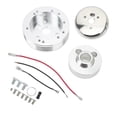 thumbnail image 2 of Flaming River Type A/ A01 56P Steering Wheel Hub Adapter, 5 and 6 Hole, Polished, Strong Bearing Capacity, 2 of 5