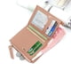 thumbnail image 3 of Cartera pequeña para mujer, billetera delgada de cuero plegable con bolsillo frontal para mujer y monedero con cremallera, 3 of 6