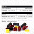 thumbnail image 3 of Tornillos para racks de servidores Rackstuds R100 II, 19 cm, rojos, paquete de 100, 3 of 8