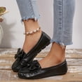 thumbnail image 5 of Crunowin Women's Round Toe Comfort Shoes, Soft Sole Covered-Toe Casual Design Everyday Flat Flats Black, 5 of 9