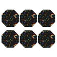 thumbnail image 2 of Pofeuu Cartoon Pride Lgbt Print Leather Coasters Set of 6, Round Cups Mugs Mat Pad for Home Kitchen Heat Resistant Drink Coasters,Octagon, 2 of 7