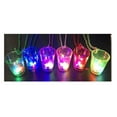 thumbnail image 3 of 12 Light Up Flashing LED Shot Glass Mardi Gras Bead Necklace Party Favor Barware, 3 of 8