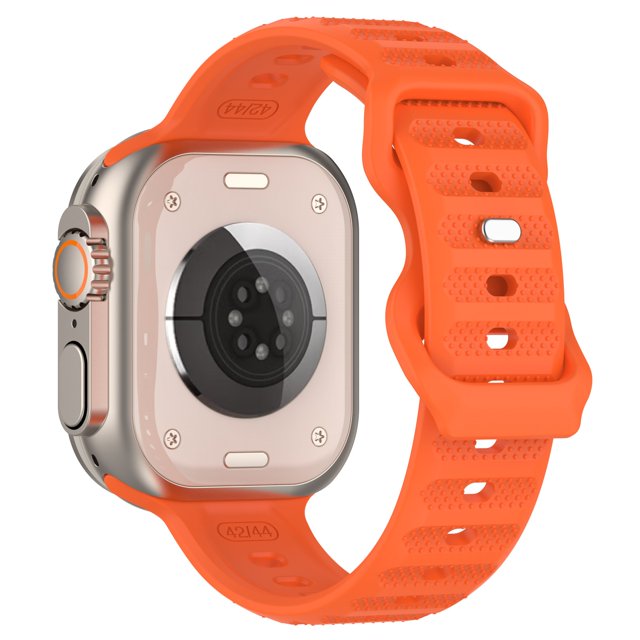 Correa de silicona para Apple Watch ultra 49mm 45mm 44mm 40mm 41mm 38 42mm Correa de pulsera deportiva para Iwatch Series 8 7 6 SE 5 4