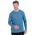 thumbnail image 2 of Denali Performance Men's Mega Solar ProtectUV Long Sleeve, Stars & Stripes Blue, Large, 2 of 4