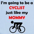 thumbnail image 2 of CafePress - Cyclist Like My Mommy Body Suit - Baby Light Bodysuit, Size Newborn - 24 Months, 2 of 4