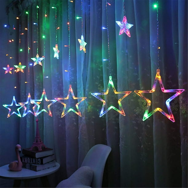 Guirlande lumineuse de noël avec LED, grandes guirlandes lumineuses pour  portes murales, décorations de fête, décoration de maison