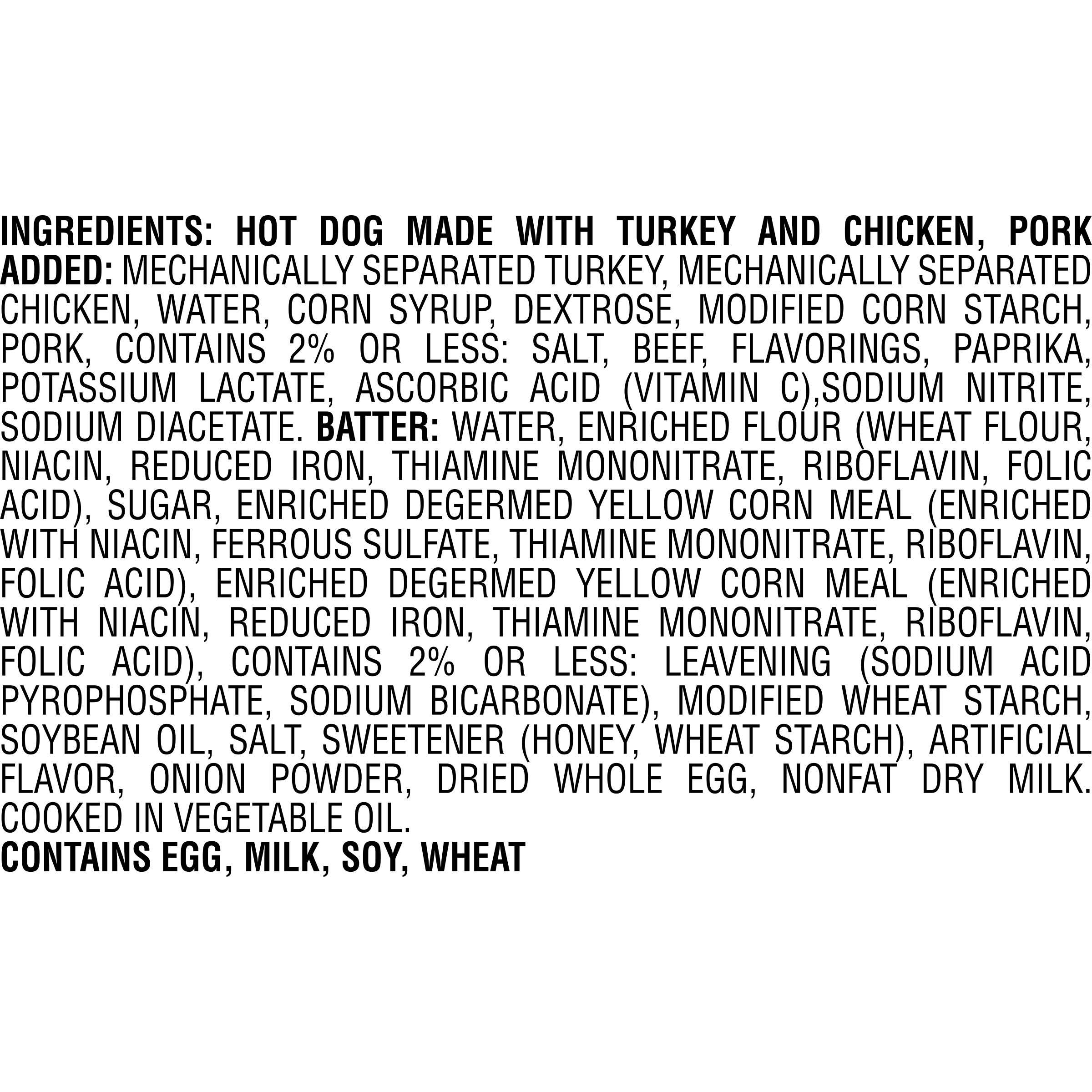 State Fair Honey Sweetened Batter Classic Corn Dogs, 42.72 oz, 16 Ct