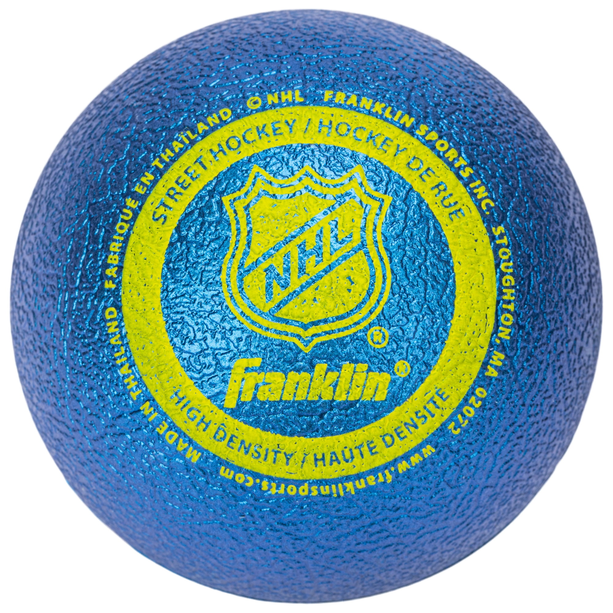 Franklin Sports NHL Street Hockey Balls - Griptac No Bounce Outdoor Street + Roller Hockey Balls - Official Size Adult + Youth Hockey Balls - 3 Pack - Assorted Colors