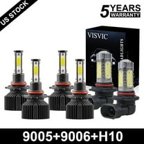 For Toyota RAV4 2006-2009 2010 2011-12 LED Headlight High/Low Fog Light Bulbs