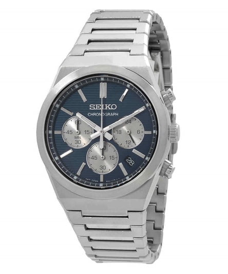 Seiko Essentials Edition Quartz Chronograph Watch, Black