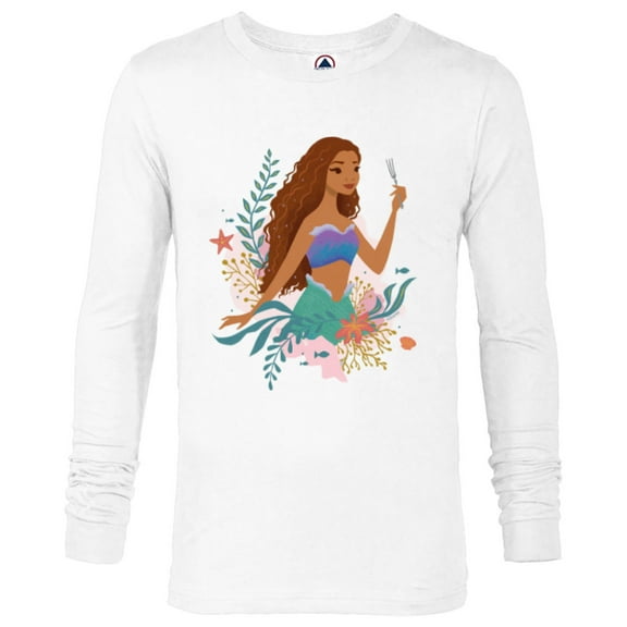 Disney The Little Mermaid Ariel Undersea Discovery - Long Sleeve T-Shirt for Men - Customized-White