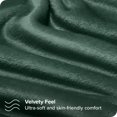 thumbnail image 2 of Bare Home Microplush Fleece Sheet Set - Ultra Soft - Deep Pocket - Twin XL, Forest Green, 2 of 7