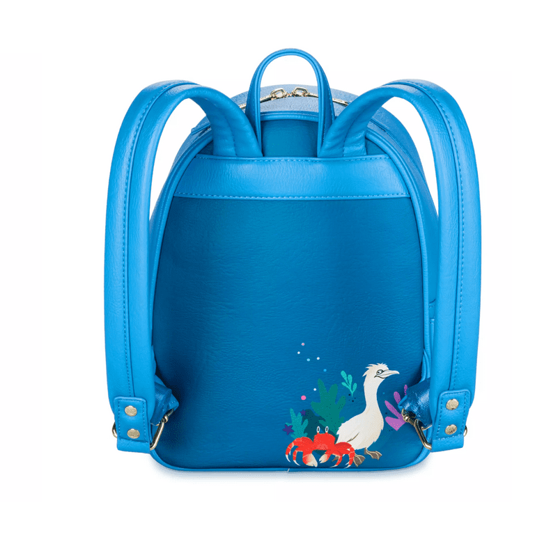 【Lounge Fly】The Little Mermaid Live Action Mini Backpack Disney The Little Mermaid Live Action Film Loungefly Mini