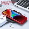 thumbnail image 6 of Liquid Silicone Case for iPhone 14 (6.1''), [Scratch-Resistant, Anti-Fingerprint, Shockproof] Protective Slim Fit Phone Case, 4-Layer Cover with Microfiber Lining, Silky-Soft Touch, Red, 6 of 14