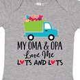 thumbnail image 4 of Inktastic My Oma and Opa Love Me Grandson Truck Boys Baby Bodysuit, 4 of 5
