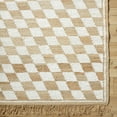 thumbnail image 5 of Livabliss x Becki Owens Kamey Checkerboard Fringe Area Rug,2' x 3',Beige/Checkered, 5 of 9