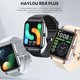thumbnail image 2 of Moyic Reloj inteligente recargable Haylou, correa de silicona, cardíaco, deportes, compatible con Bluetooth, reloj de 5,1, regalo de Electrónica Negro, 2 of 6
