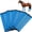 blue, variant on Mesh Horse Fly Leg Boots, Breathable Anti‑Insect Horse Leg Protective Boots for Horses, 4 Pcs Per Set for Equine Use