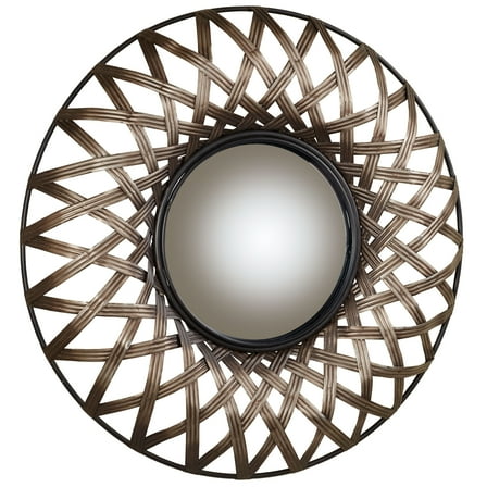 Stark Mirrored Wall Art Beige Brown