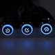 thumbnail image 2 of 12V Stainless Steel Motorcycle Handlebar Switch LED Modification Bracket Control Push ButtonWith 2Pcs Switch Button, 2 of 3