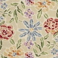 thumbnail image 5 of SAFAVIEH Chelsea Endika Floral Wool Area Rug, Ivory, 4'6" x 6'6" Oval, 5 of 6