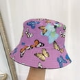thumbnail image 2 of Women Sun HatsFashion Fisherman Hat Sun Hat Butterfly Print Hat, 2 of 3