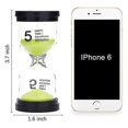thumbnail image 4 of 4pcs 4colors Hourglass Sand Timer 3 Min/ 5mins /10mins /20mins Timer GuanGuan, 4 of 4