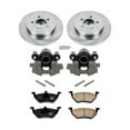 thumbnail image 2 of PowerStop Rear Stock Replacement Brake Pad and Rotor Kit with Calipers Fits: FORD MAZDA MERCURY Select Models KCOE4585, 2 of 5