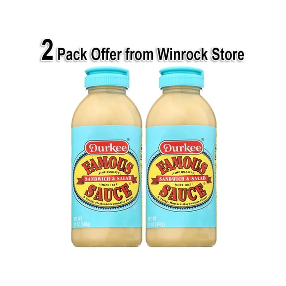 Durkee Famous Sandwich & Salad Sauce, 12 oz (2 Bottles)