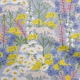 thumbnail image 1 of oneOone Polyester Spandex Pink Fabric Asian Floral Botanical Flower Sewing Material Print Fabric By The Yard 56 Inch Wide, 1 of 4