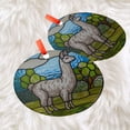 thumbnail image 3 of Ornament Llama Animal Suncatcher Alpaca Light Catcher Window Hangings Decoration House Gift For Mom Mother's Day Camel Ornament, 2025, Holiday 2025, Holiday Decoration, Seasonal, 3 of 5