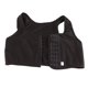 thumbnail image 1 of Corsé de pecho con hebilla frontal para mujer, a prueba de terremotos, transpirable, delgado, cómodo, carpeta de pecho para deportes diarios, negro S, 1 of 8