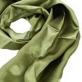 thumbnail image 3 of Elegant Silk Feel Solid Color Satin Oblong Scarf Wrap, 3 of 3