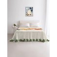 thumbnail image 6 of Queen Flat Sheet Only Fall Orange Yellow Pumpkins Soft Microfiber Cooling Bedding Sheets Thanksgiving Maple Leaves Flat Bed Sheet for Hotel,Home Decor, 6 of 6