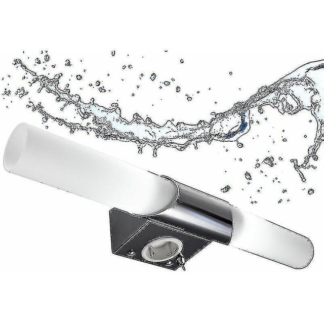 Lámpara Led de pared, espejo, baño, Metal, vidrio, lámpara E14, accesorio de baño con toma eléctrica