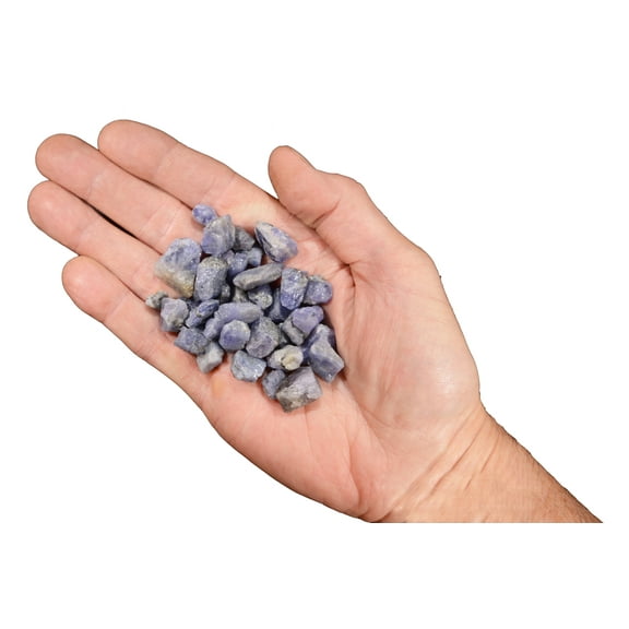 Kidz Rocks Tanzanite 1/2" 3 oz Raw Chakra Healing Stone Purple Rock Mineral