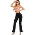thumbnail image 4 of Butt Lifter Women Colombian Jeans Boot Cut Push Up Pantalones Colombianos Levanta Cola Bota Black 534BL by Fiorella Shapewear, 4 of 6
