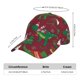 thumbnail image 2 of Fotbe Dinosaur Christmas Happy New Year Gorro Clásico de Béisbol, Gorra Ajustable con Broche Snapback, Gorro de Exterior de Algodón Suave, 2 of 6